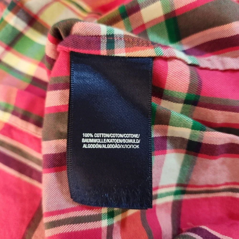 Ralph Lauren Plaid Button Down Shirt - Kids‎ Size 12 - Long Sleeve Button Down
